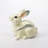 Picture of Kingspoint Designs Snowy the White Bunny Rabbit Trinket Box with Matching Necklace