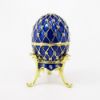 Picture of Kingspoint Designs 'Good Times' Blue Egg Trinket Box with Stand & Matching Necklace