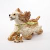 Picture of Kingspoint Designs Wind the Cocker Spaniel Trinket Box with Matching Necklace 