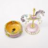 Picture of Kingspoint Designs Pearlescent Carousel Horse Trinket Box with Matching Necklace