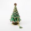 Picture of Kingspoint Designs Time Of Merriment Christmas Tree Trinket Box with Matching Necklace
