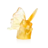 Picture of Daum Amber Yellow Butterfly Figurine