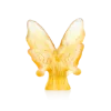 Picture of Daum Amber Yellow Butterfly Figurine
