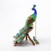 Picture of Kingspoint Designs Stunning Peacock on a Branch Trinket Box with Matching Necklace