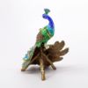 Picture of Kingspoint Designs Stunning Peacock on a Branch Trinket Box with Matching Necklace
