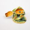 Picture of Kingspoint Designs Philip the Tree Frog on a Leaf Trinket Box with Matching Necklace