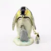 Picture of Kingspoint Designs Parent Emperor Penguin with Chick Trinket Box with Matching Necklace