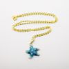 Picture of Kingspoint Designs Turquoise & Green Starfish with Baby Trinket Box with Matching Necklace
