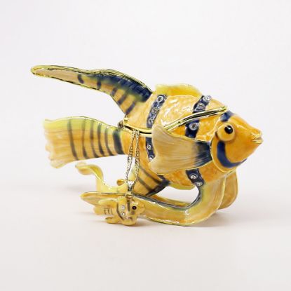 Picture of Kingspoint Designs Dreamy the Angelfish Trinket Box with Matching Necklace