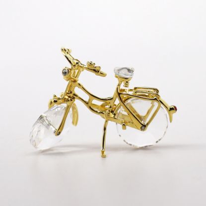 Picture of Swarovski Crystal Memories Miniature 'Bicycle' Figurine #265818 with Original Box