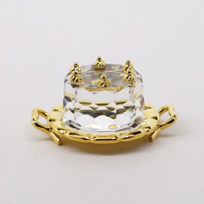 Picture of Swarovski Crystal Memories Series 'Birthday Cake' & Tray Figurine with Original Box