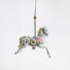 Picture of 1989 Lenox 'Christmas Carousel Collection' White Horse Ornament 