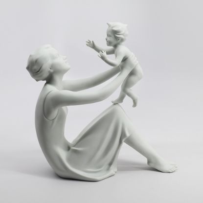 Picture of AK Kaiser West Germany Porcelain "Mother Holding Baby" Figurine #398