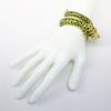 Picture of Vintage Mid Century 18k Yellow Gold, Ruby & Enamel Articulated Dragon Bracelet