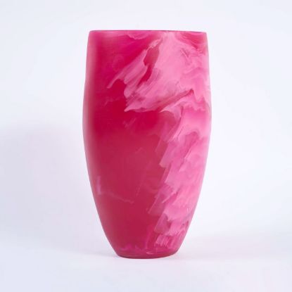 Picture of Nashi Home Classical Medium Vase in Magenta Swirl