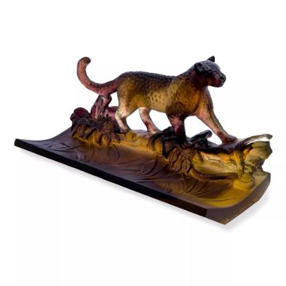 Picture of Daum Leopard Pencil Holder Sculpture
