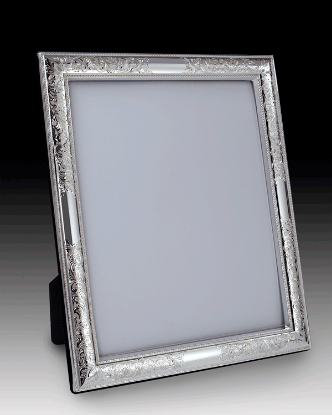 Picture of 5x7 Sterling Silver 'Nostalgia' Picture Frame by the925inc