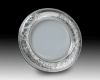 Picture of 4" Round Sterling Silver 'Nostalgia' Picture Frame by the925inc