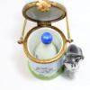 Picture of Retired Limoges Porcelain Cat with Milk Can & Surprise Milk Bottle Trinket Box by Perry Vieille