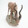 Picture of Lladro Rare #5302 'Antelope Drinking' Kudu Figurine