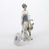 Picture of Lladro #6396 'Oriental Forest' Japanese Geisha With Parasol & Deer Figurine