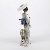 Picture of Lladro #6396 'Oriental Forest' Japanese Geisha With Parasol & Deer Figurine