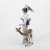 Picture of Lladro #6396 'Oriental Forest' Japanese Geisha With Parasol & Deer Figurine