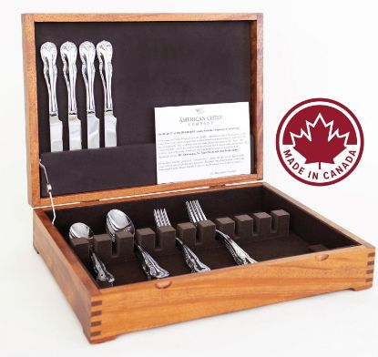 Picture of Canadian Exotic SAPELE Flatware Chest