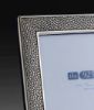 Picture of 5x7 Sterling Silver 'Shagreen' Picture Frame by the925inc