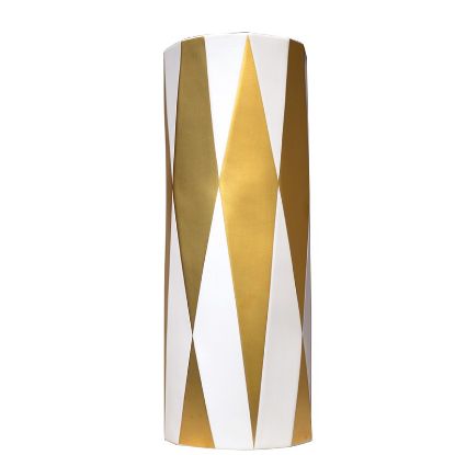 Picture of Bernardaud Porcelain 'Otto E Mezzo Diamonds' Vase by Marco Mencacci