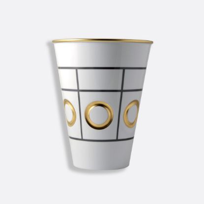 Picture of Bernardaud Porcelain 'Filicudi' Vase in Gray by Olivier Gagnère