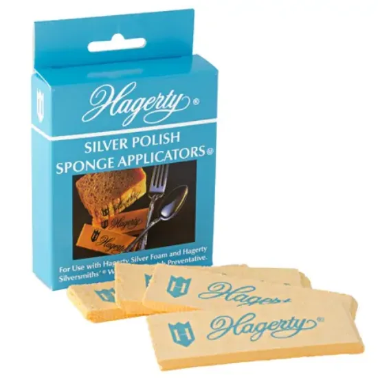 Picture of 4 Silver Polish Sponge Applicators by Hagerty 