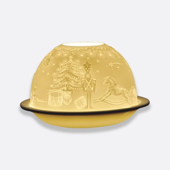 Picture of Bernardaud Porcelain 'Grenadiers' Christmas Votivelight Candle Holder