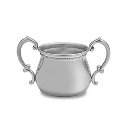 Picture of Empire Beaded Double Handle Pewter Baby Cup