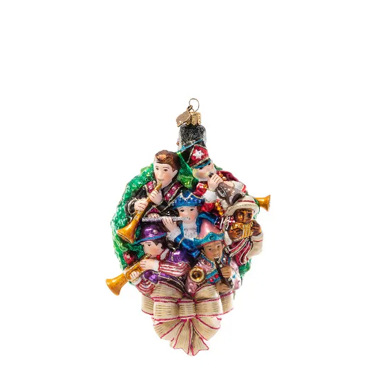 Picture of Jay Strongwater Eleven Pipers Piping Glass Ornament