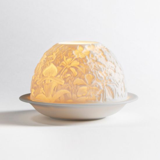 Picture of Bernardaud Porcelain 'Orchids' Votivelight Candle Holder