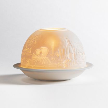 Picture of Bernardaud Porcelain 'Love' Votivelight Candle Holder