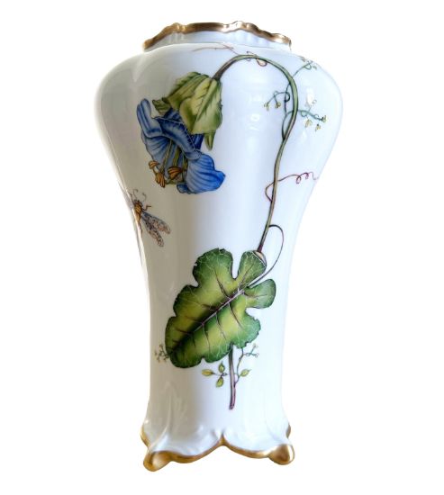 Picture of Anna Weatherley Porcelain Blue Flower 'Antique' Shape Vase