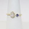 Picture of 14k Yellow Gold Diamond & Sapphire Ring 