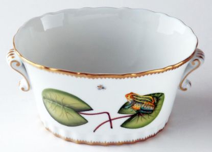 Picture of Anna Weatherley Porcelain Oval Frog Cachepot