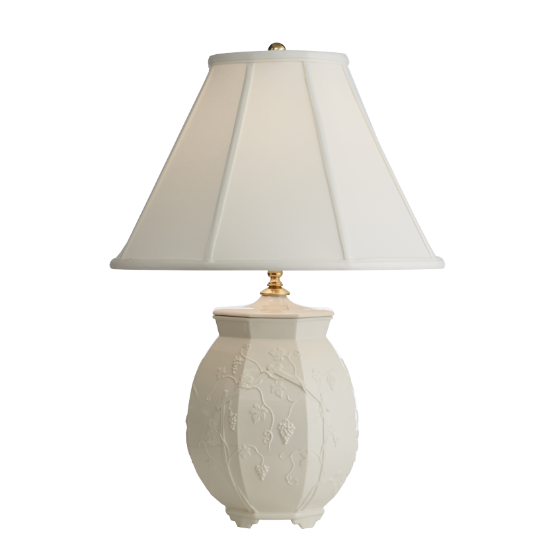 Picture of Mottahedeh Creamware Footed Octagonal Urn Lamp