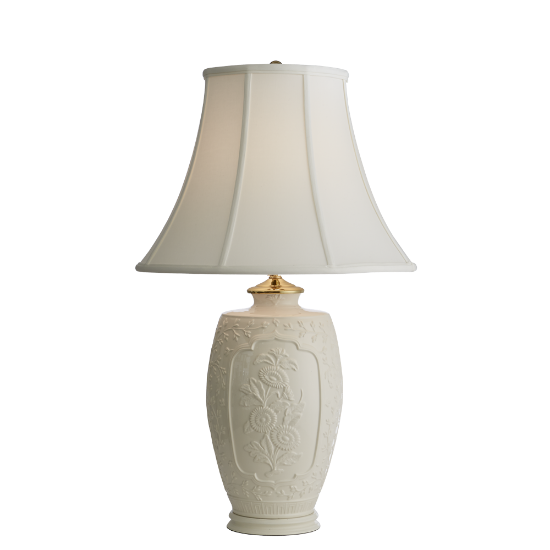 Picture of Mottahedeh Creamware Chinese Bouquet Lamp