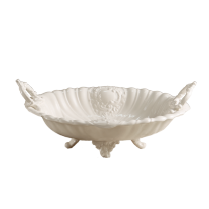 Picture of Mottahedeh Creamware Sheffield Handled Centerpiece