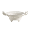Picture of Mottahedeh Creamware Medallion Basket Centerpiece