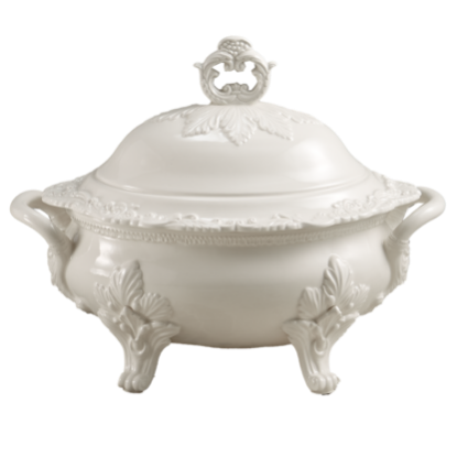 Picture of Mottahedeh Creamware Decorative 'Lewis' Tureen