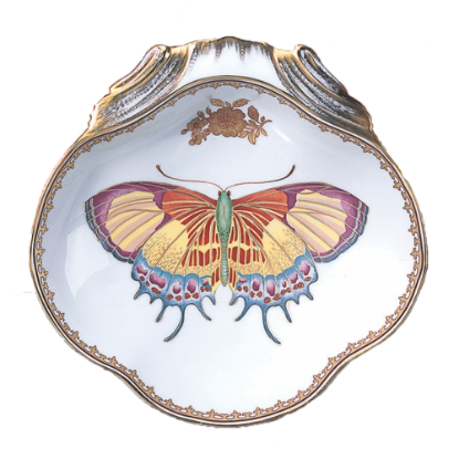 Picture of Mottahedeh 'Chinese Export' Butterfly Shell Dish