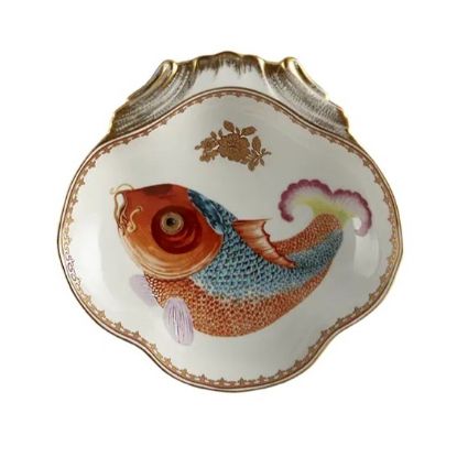 Picture of Mottahedeh 'Chinese Export' Dallas Museum Carp Shell Dish