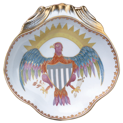 Picture of Mottahedeh 'Chinese Export' Eagle Shell Dish