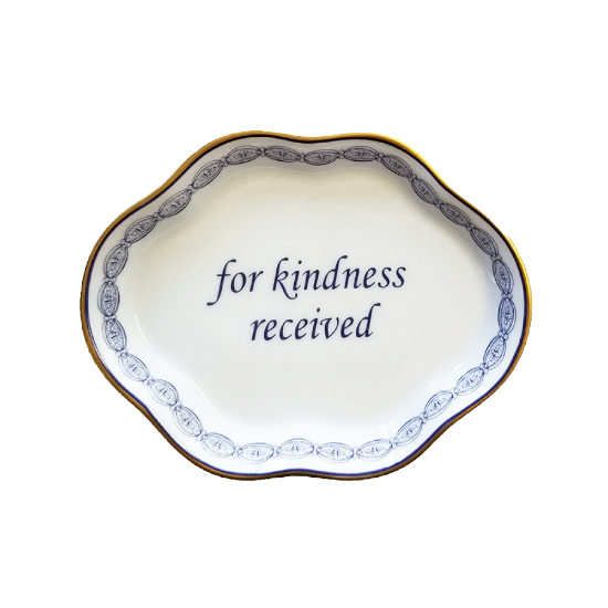 Picture of Mottahedeh 'For Kindness Received' Ring Tray