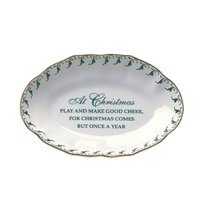 Picture of Mottahedeh 'At Christmas Play and Make Good Cheer' Ring Tray
